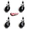 Service Caster 5 Inch Thermoplastic Wheel 1-7/8 Inch Expanding Stem Caster Set with 2 Brakes SCC-EX05S510-TPRS-178-2-SLB-2 - alternate 5